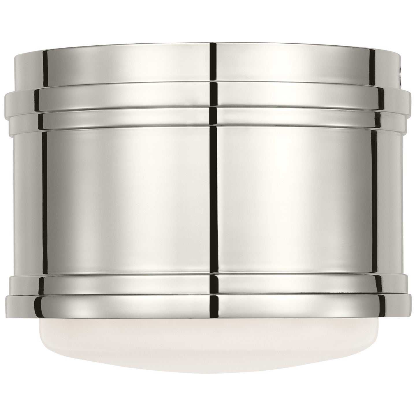 Visual Comfort Signature - CHC 4061PN-WG - LED Flush Mount - Marden - Polished Nickel