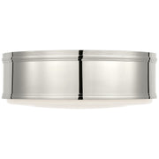 Visual Comfort Signature - CHC 4063PN-WG - LED Flush Mount - Marden - Polished Nickel