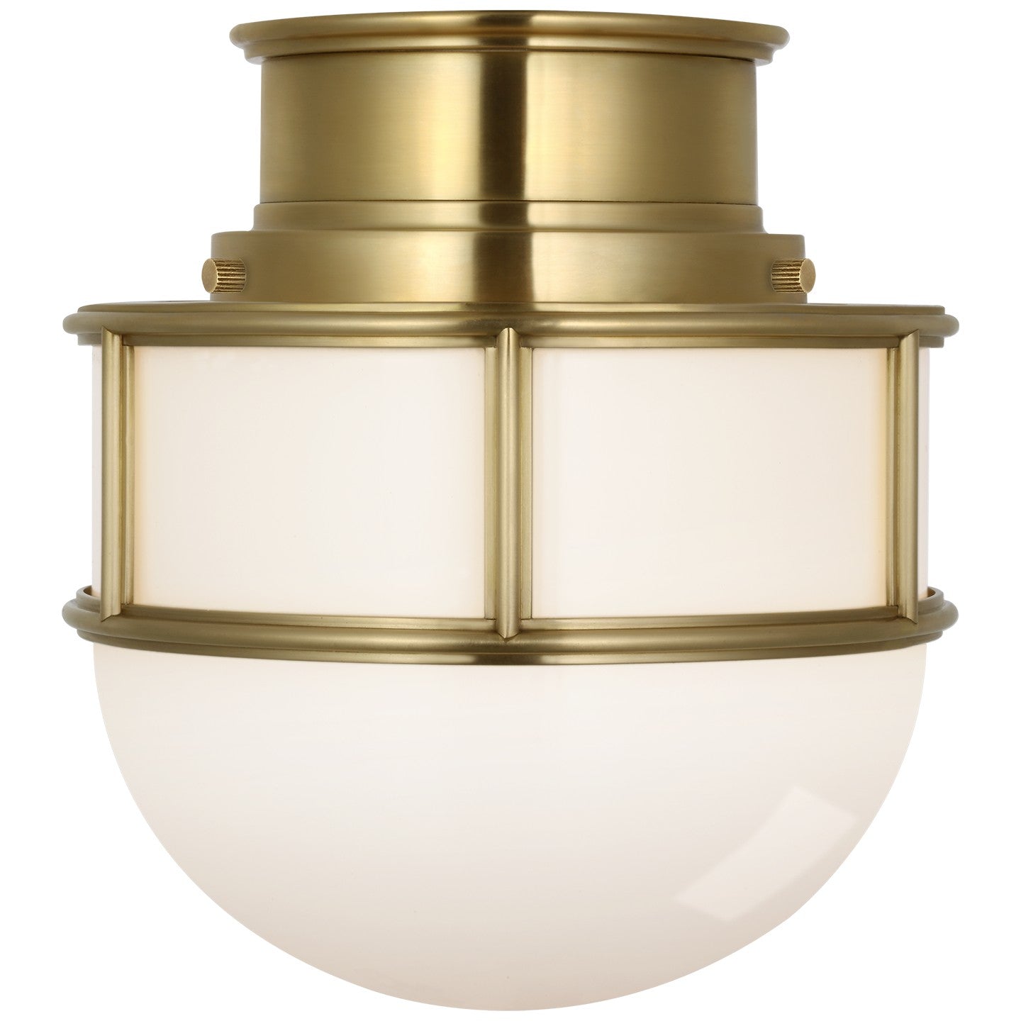 Visual Comfort Signature - CHC 4130AB-WG - LED Flush Mount - Martil - Antique-Burnished Brass
