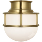 Visual Comfort Signature - CHC 4130AB-WG - LED Flush Mount - Martil - Antique-Burnished Brass