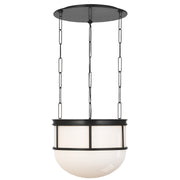 Visual Comfort Signature - CHC 5125BZ-WG - LED Lantern - Martil - Bronze with White Glass