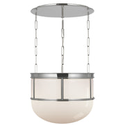 Visual Comfort Signature - CHC 5126PN-WG - LED Lantern - Martil - Polished Nickel with White Glass