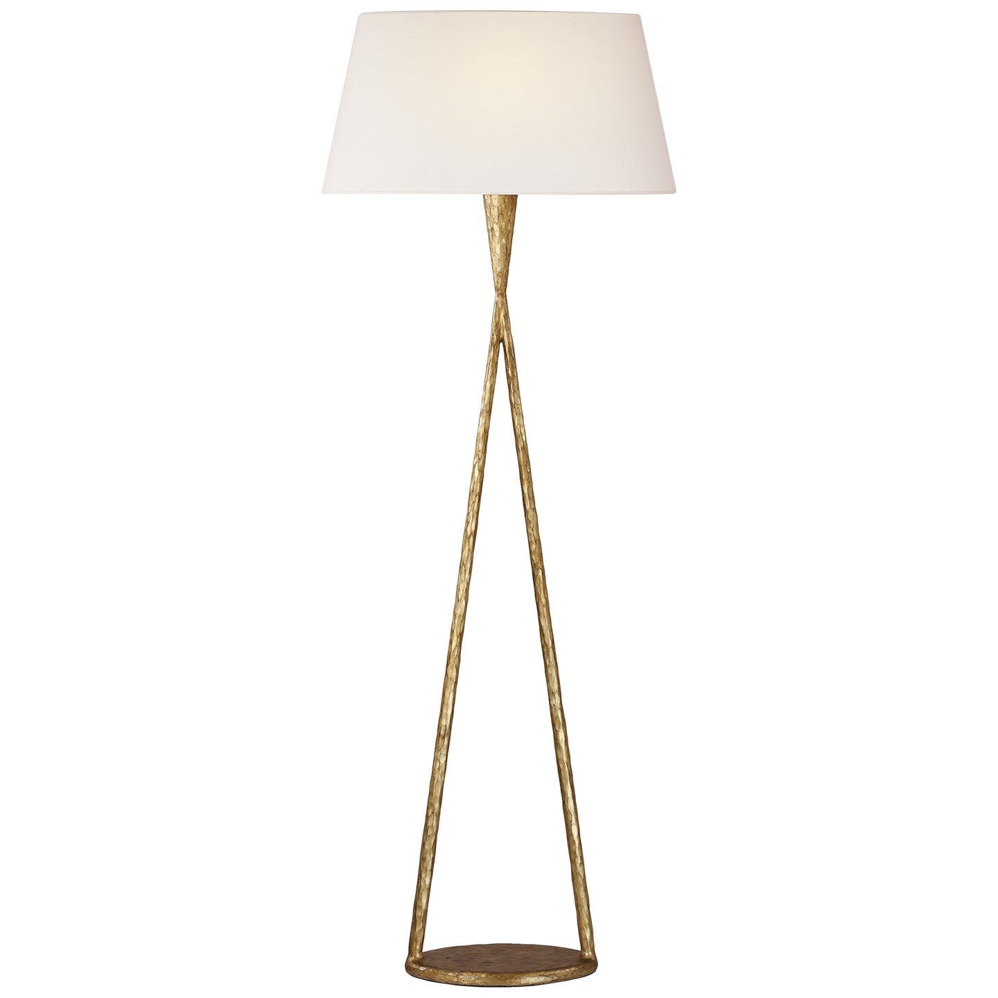 Visual Comfort Signature - IKF 1406GI-L - LED Floor Lamp - Cesta - Gilded Iron