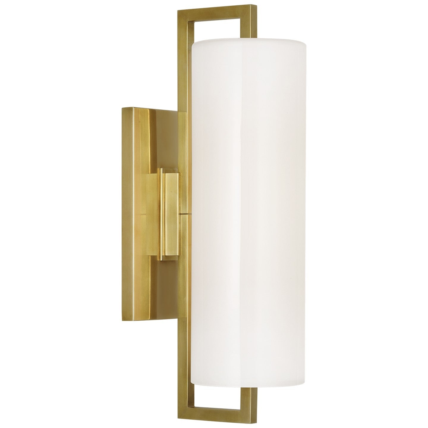 Visual Comfort Signature - IKF 2520HAB-WG - LED Bath Sconce - Bowen - Hand-Rubbed Antique Brass
