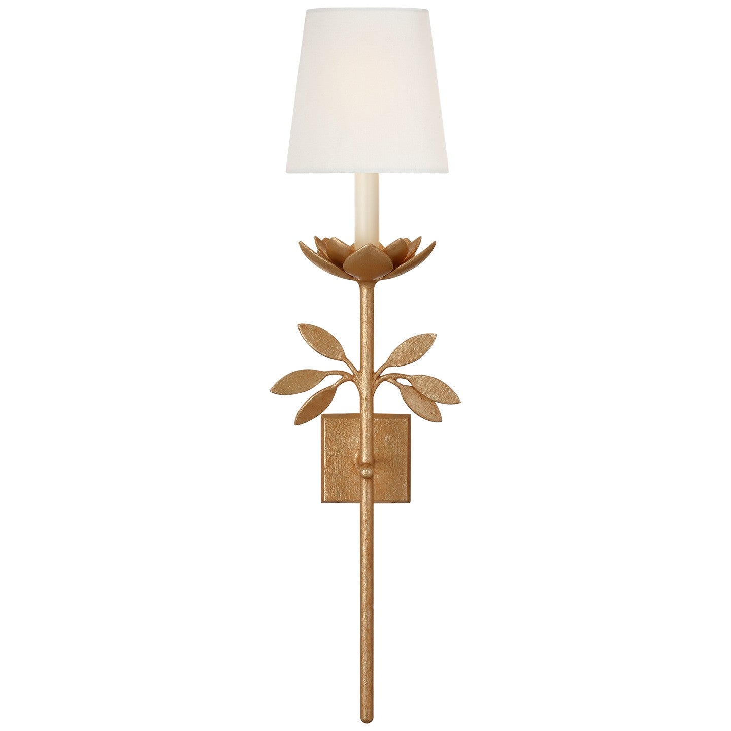 Visual Comfort Signature - JN 2161AGL-L - LED Wall Sconce - Clementine - Antique Gold Leaf
