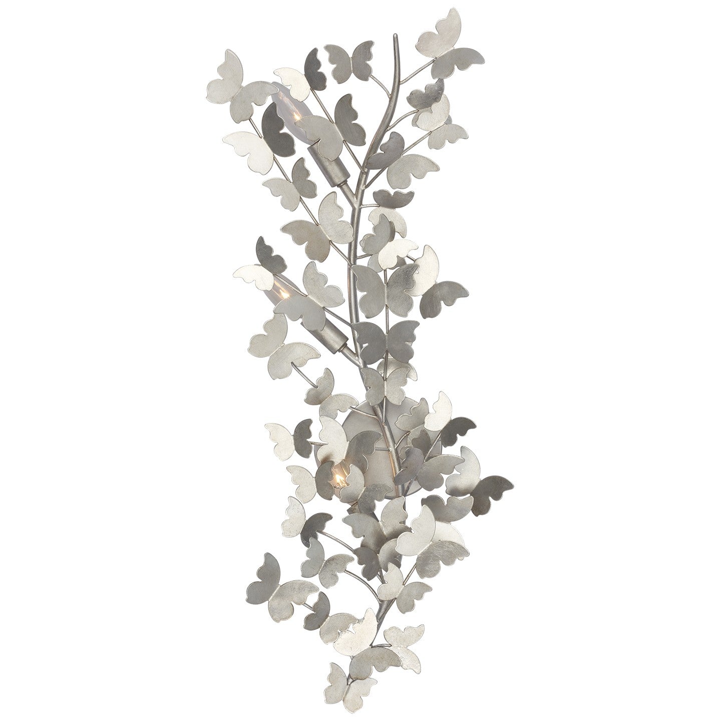 Visual Comfort Signature - JN 2503BSL - LED Wall Sconce - Farfalle - Burnished Silver Leaf