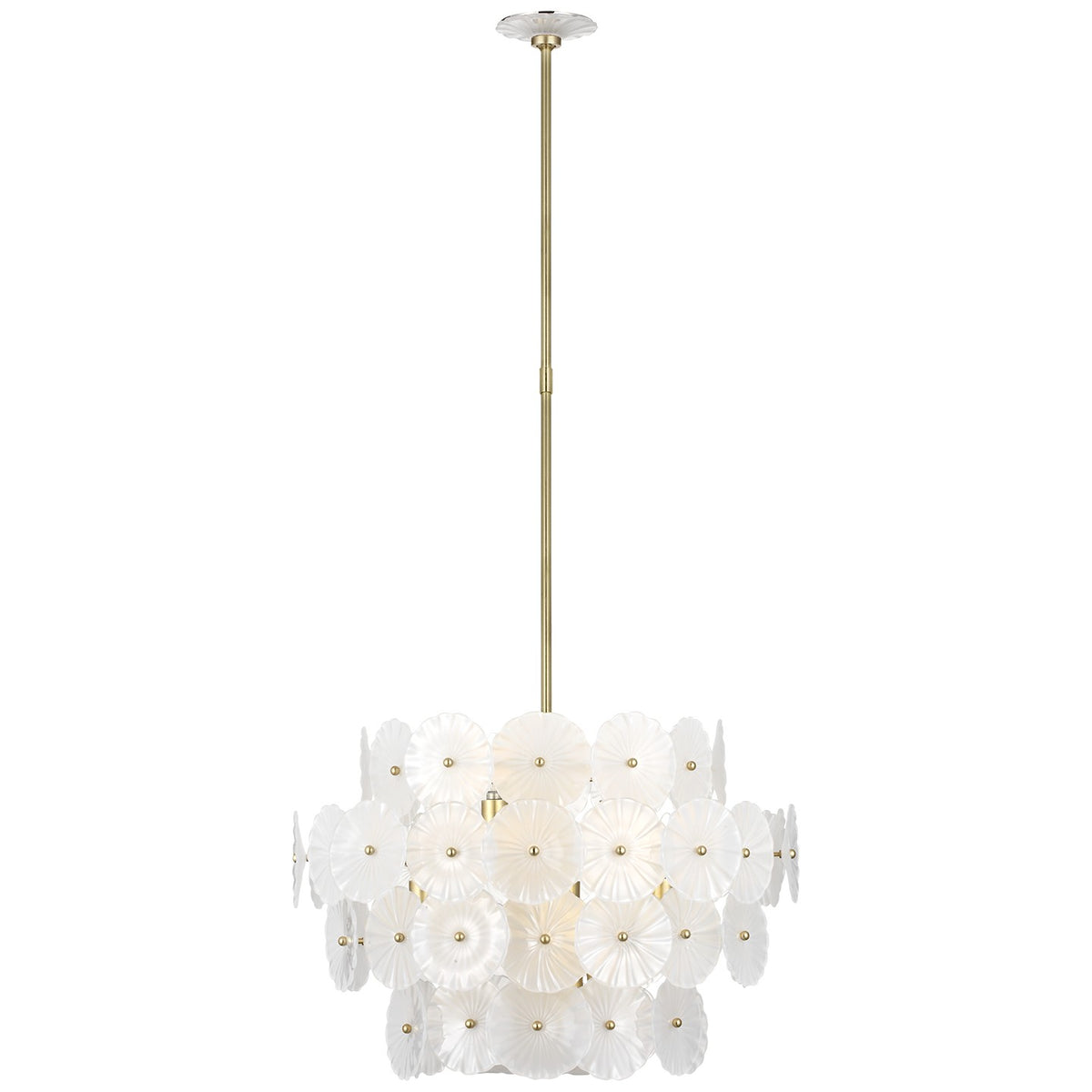Visual Comfort Signature - JN 5035G-FG - LED Chandelier - Gianna - Gild