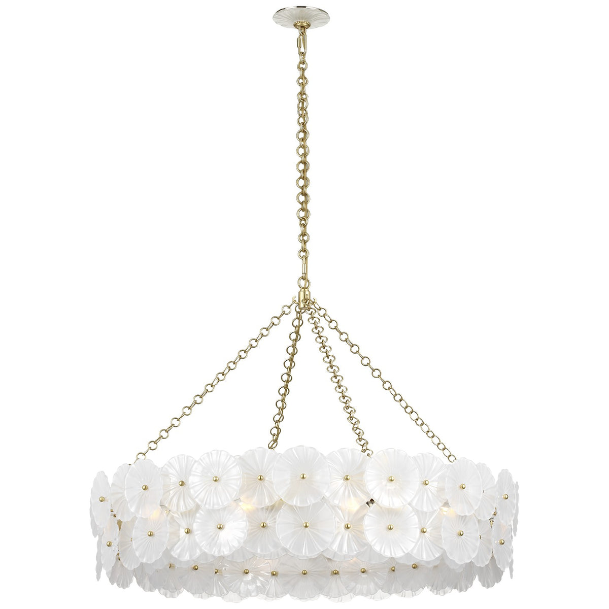 Visual Comfort Signature - JN 5037G-FG - LED Chandelier - Gianna - Gild