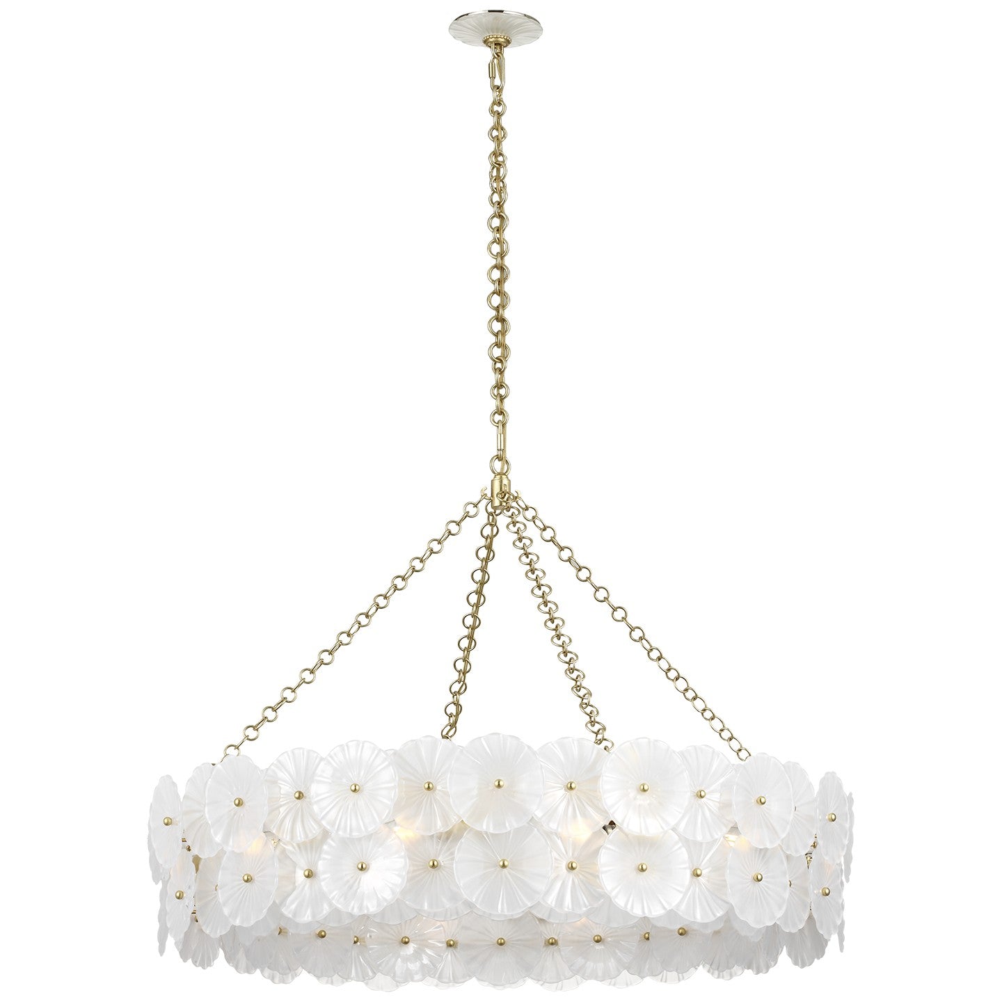 Visual Comfort Signature - JN 5037G-FG - LED Chandelier - Gianna - Gild
