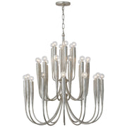 Visual Comfort Signature - JN 5073BSL - LED Chandelier - Acadia - Burnished Silver Leaf