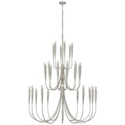 Visual Comfort Signature - JN 5074BSL - LED Chandelier - Acadia - Burnished Silver Leaf