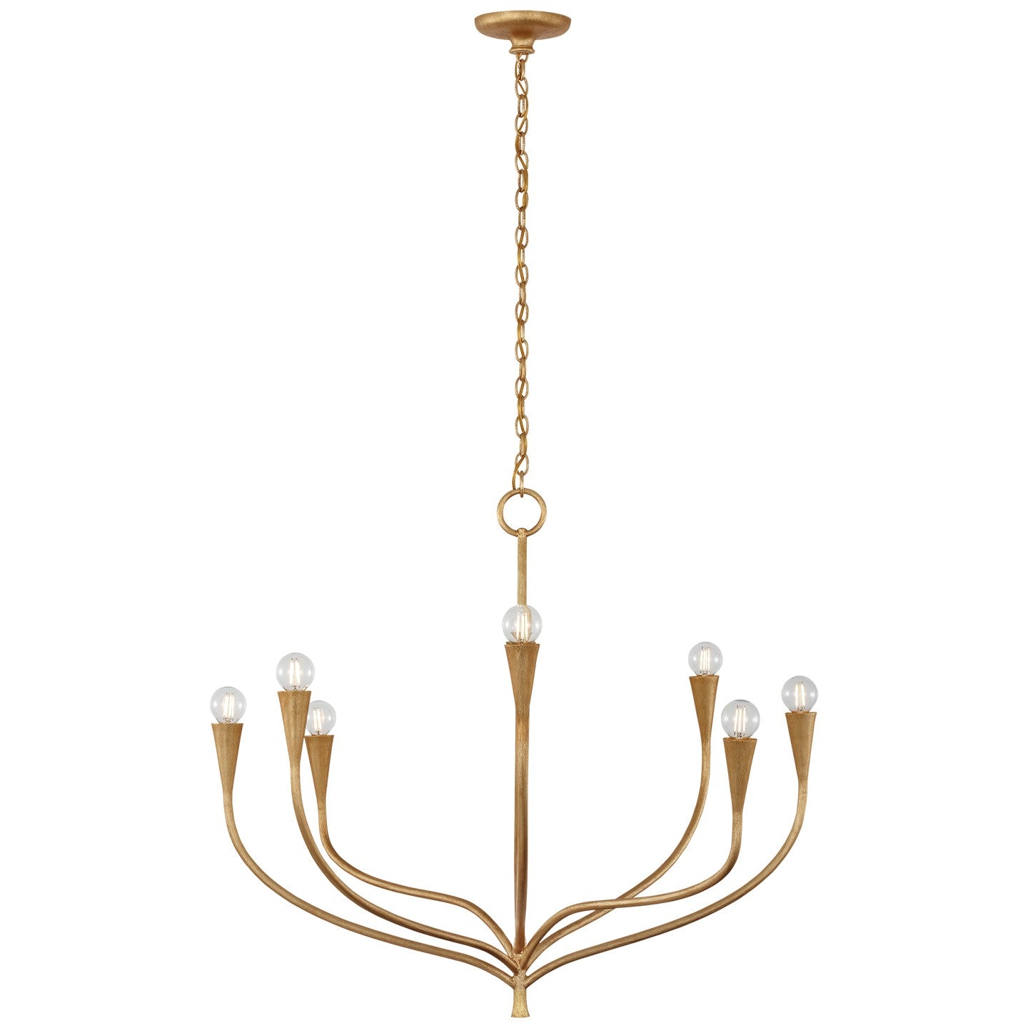 Visual Comfort Signature - JN 5185AGL - LED Chandelier - Marini - Antique Gold Leaf