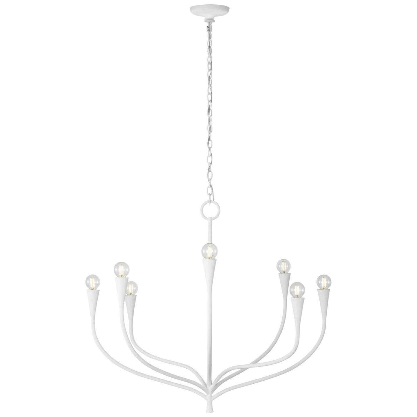Visual Comfort Signature - JN 5185PW - LED Chandelier - Marini - Plaster White