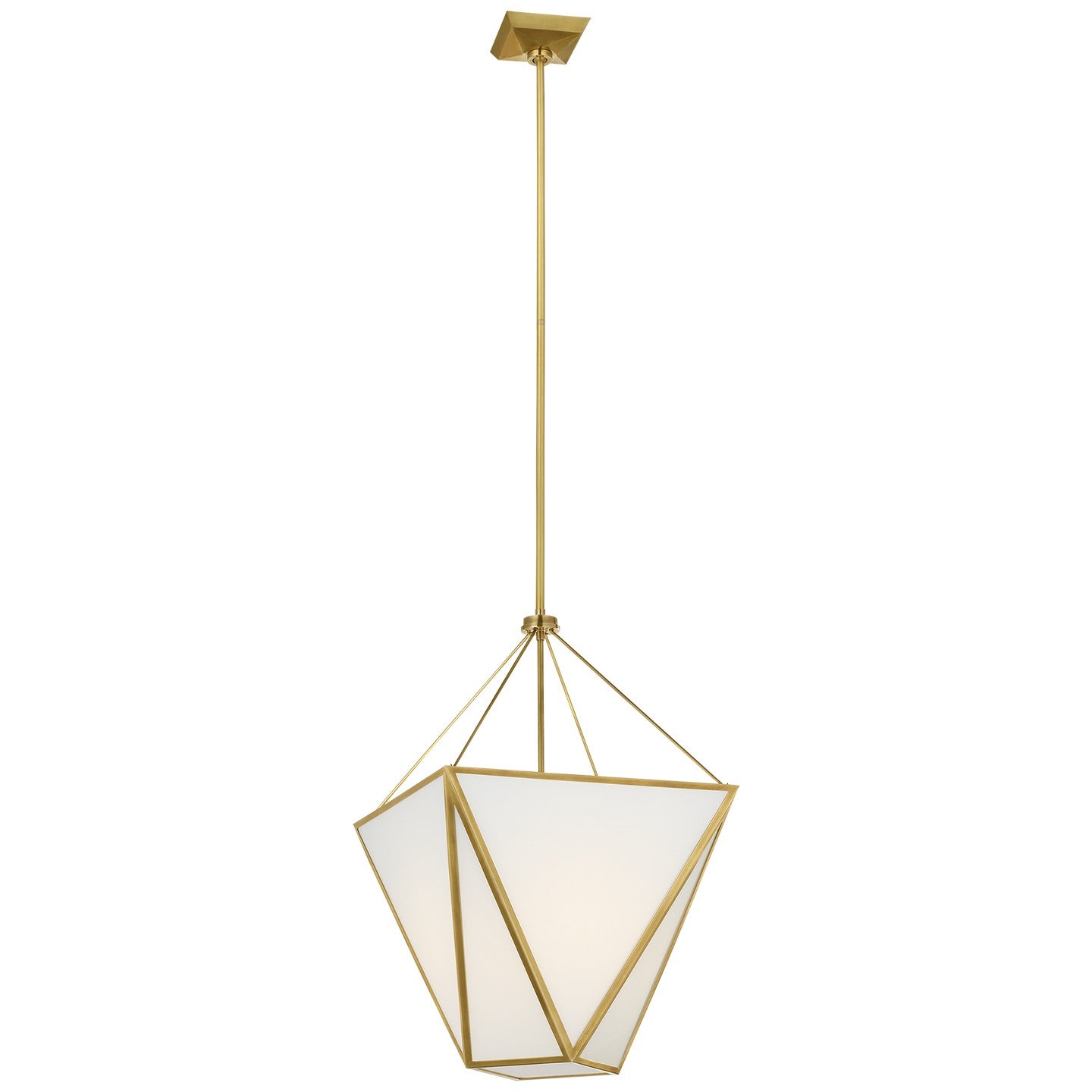 Visual Comfort Signature - JN 5260HAB-WG - LED Lantern - Lorino - Hand-Rubbed Antique Brass