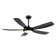 Millennium - 1010WLED-MBK-MBK - 52" Ceiling Fan - Airstra - Matte Black