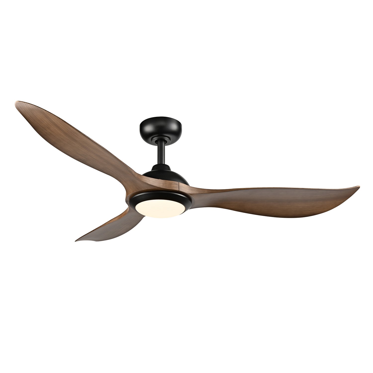 Millennium - 1077WLED-MBK-KOA - 52" Ceiling Fan - Wynleaf - Matte Black