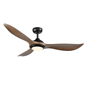 Millennium - 1077WLED-MBK-KOA - 52" Ceiling Fan - Wynleaf - Matte Black