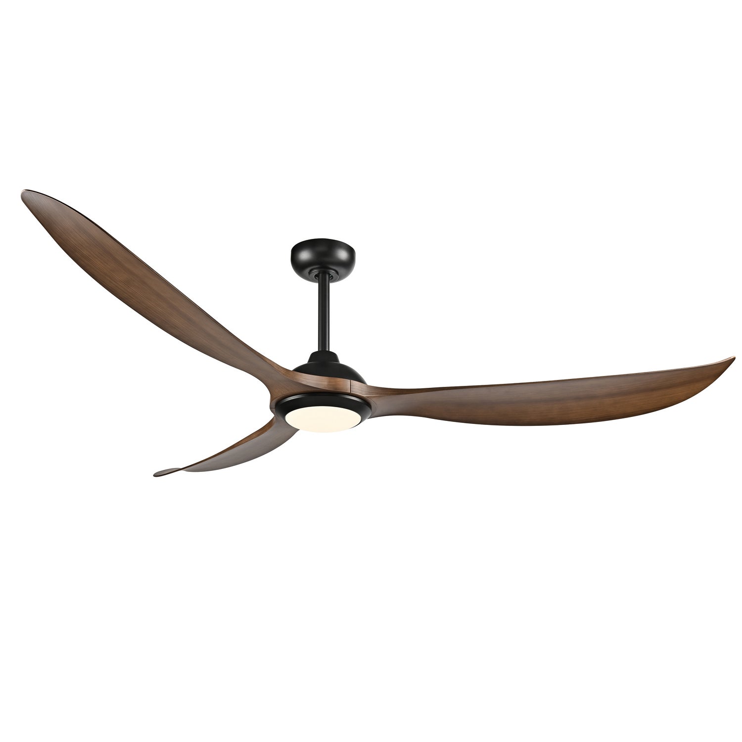 Millennium - 1087WLED-MBK-KOA - 72" Ceiling Fan - Wynleaf - Matte Black