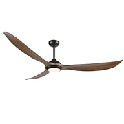 Millennium - 1087WLED-MBK-KOA - 72" Ceiling Fan - Wynleaf - Matte Black