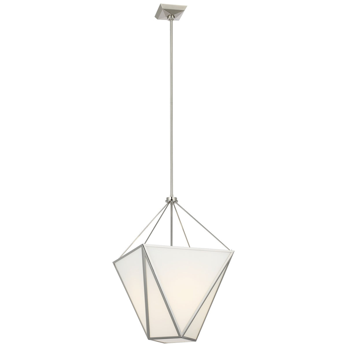 Visual Comfort Signature - JN 5260PN-WG - LED Lantern - Lorino - Polished Nickel
