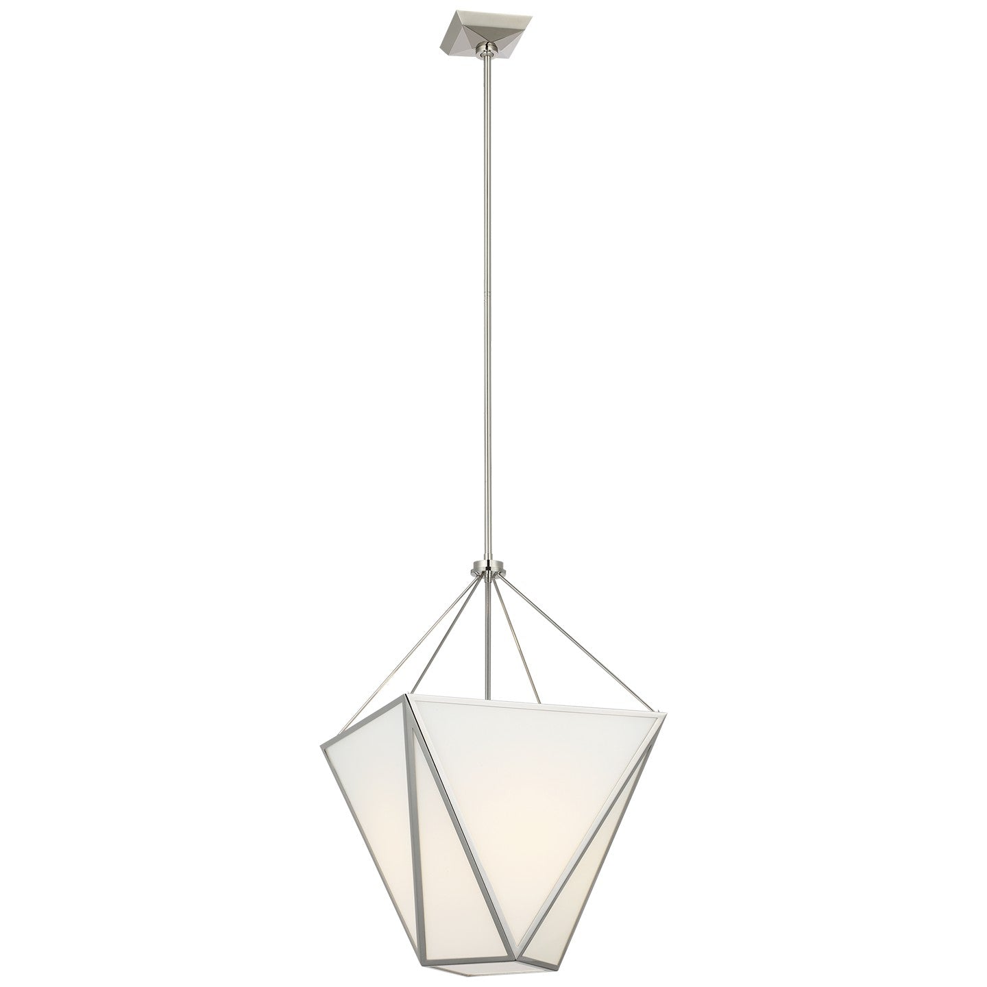 Visual Comfort Signature - JN 5260PN-WG - LED Lantern - Lorino - Polished Nickel