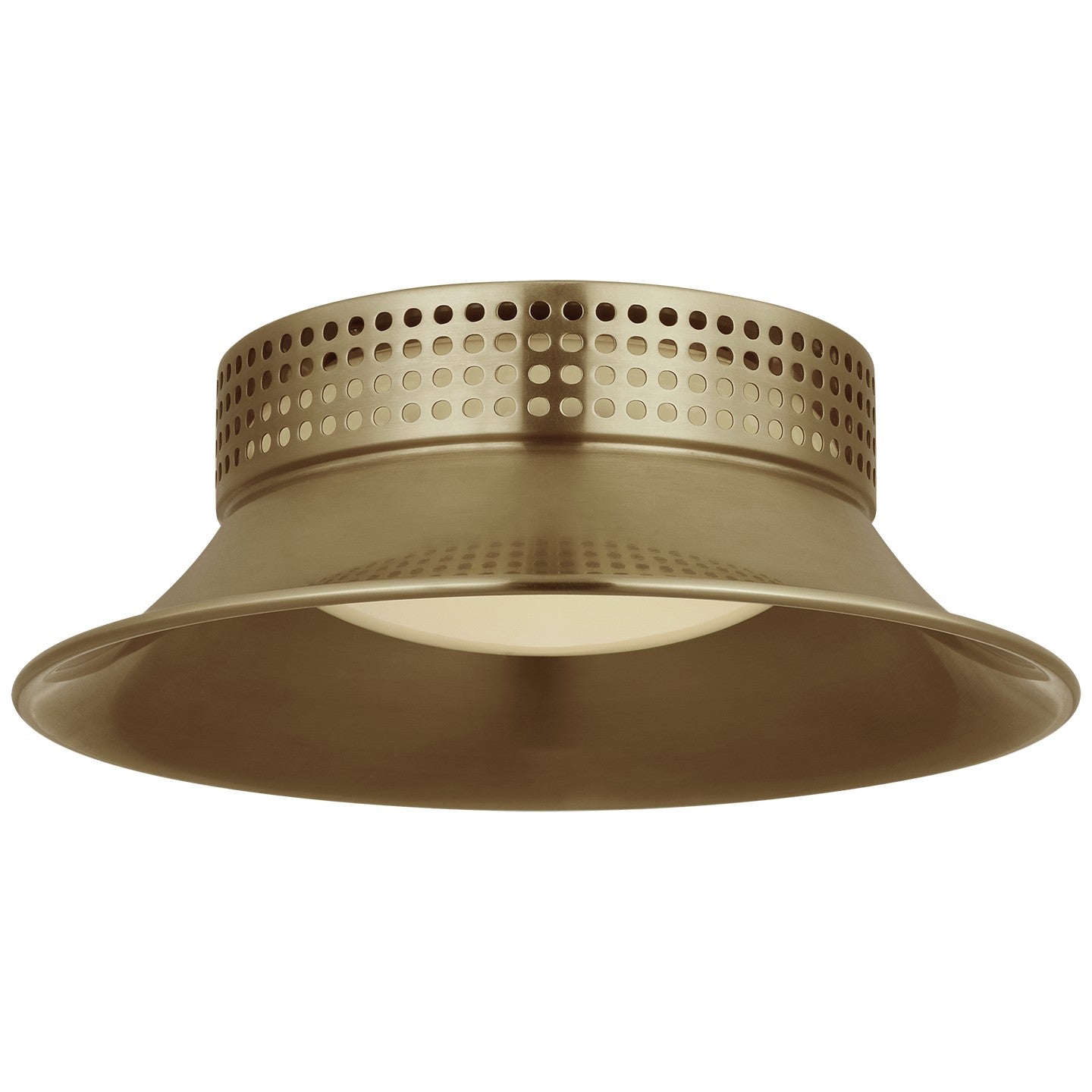 Visual Comfort Signature - KW 4054AB-WG - LED Flush Mount - Precision - Antique-Burnished Brass