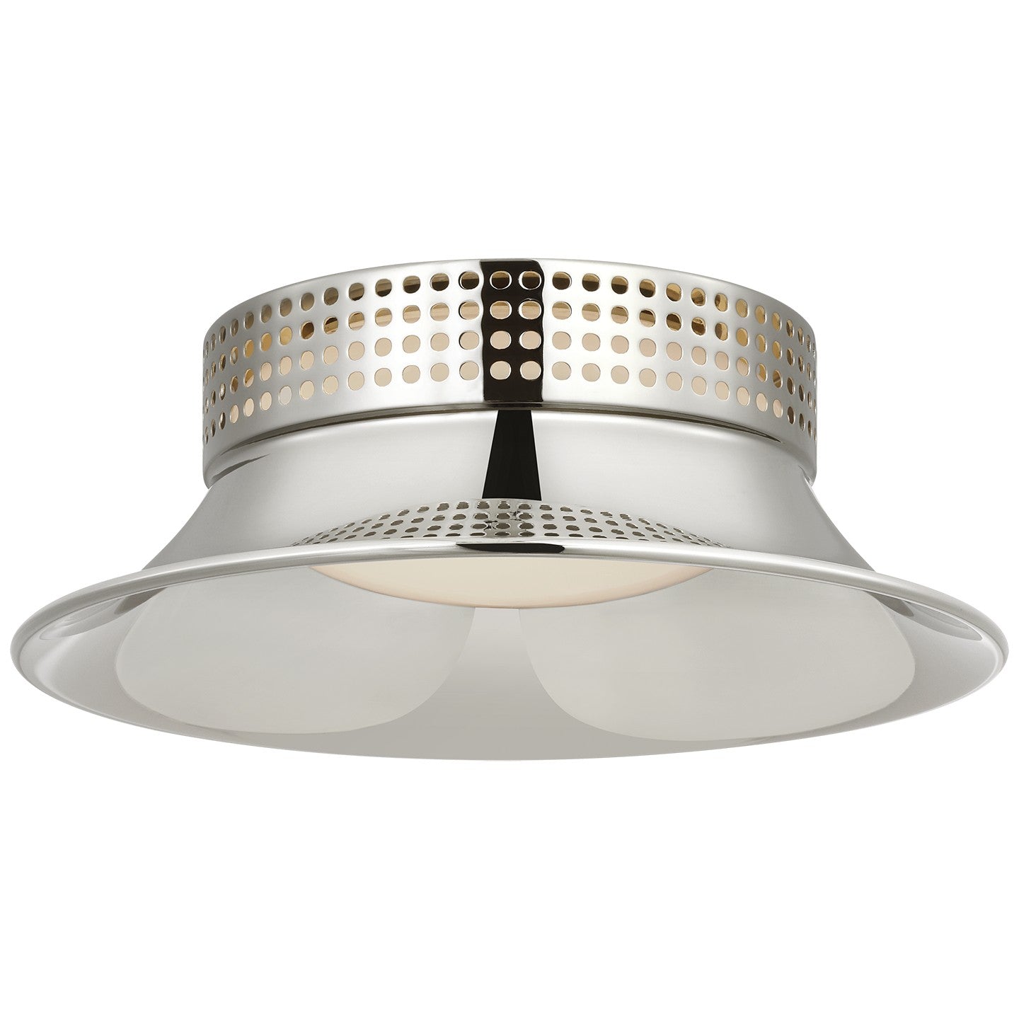 Visual Comfort Signature - KW 4054PN-WG - LED Flush Mount - Precision - Polished Nickel