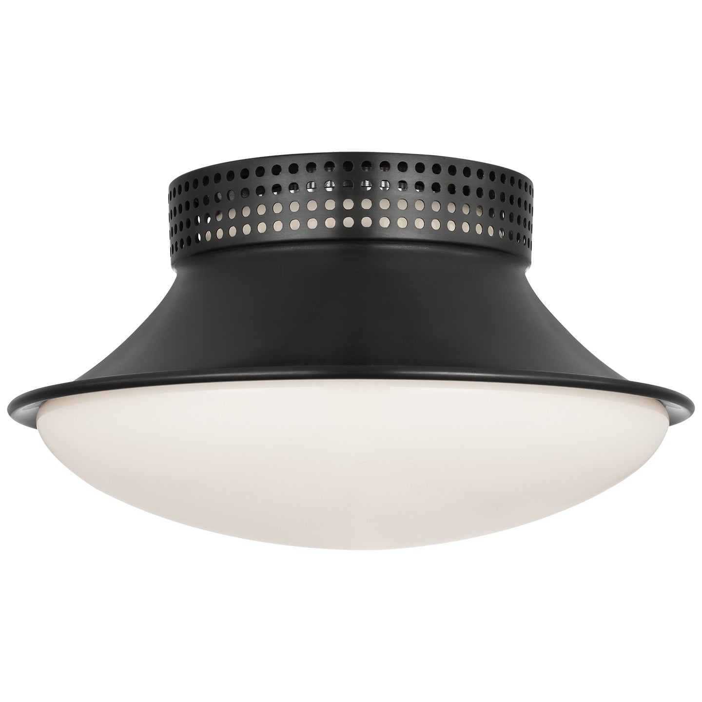 Visual Comfort Signature - KW 4057BZ-WG - LED Flush Mount - Precision - Bronze