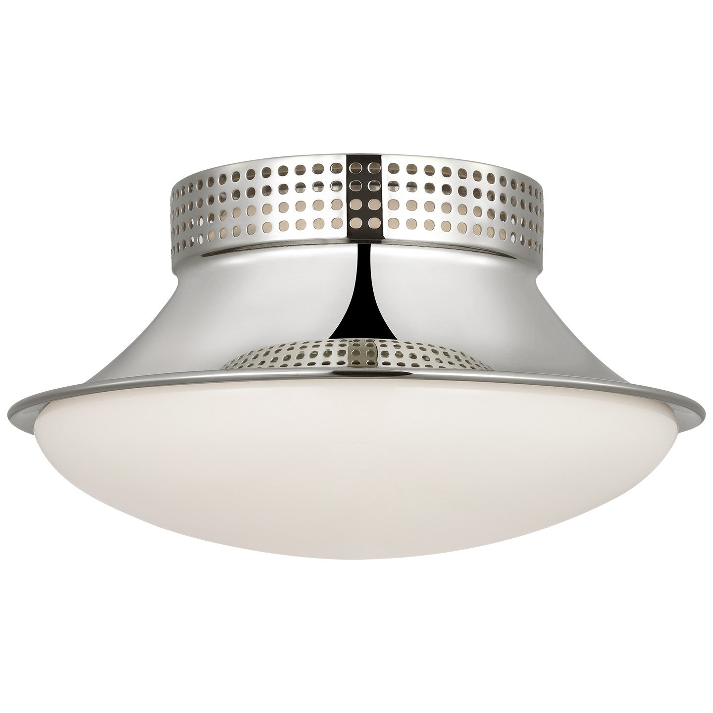 Visual Comfort Signature - KW 4057PN-WG - LED Flush Mount - Precision - Polished Nickel