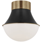 Visual Comfort Signature - KW 4094AB/BZ-WG - LED Flush Mount - Precision - Antique-Burnished Brass and Bronze