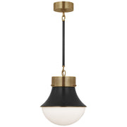 Visual Comfort Signature - KW 5221AB/BZ-WG - One Light Pendant - Precision - Antique-Burnished Brass and Bronze