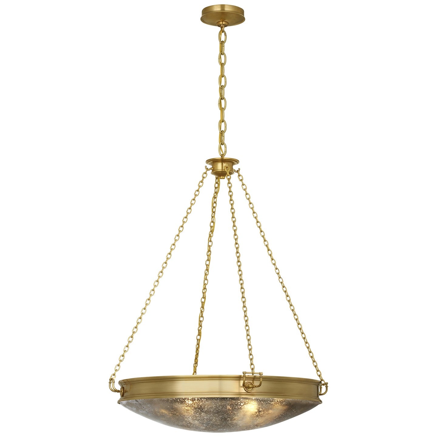 Visual Comfort Signature - MF 5210SB-MG - LED Chandelier - Quinn - Soft Brass