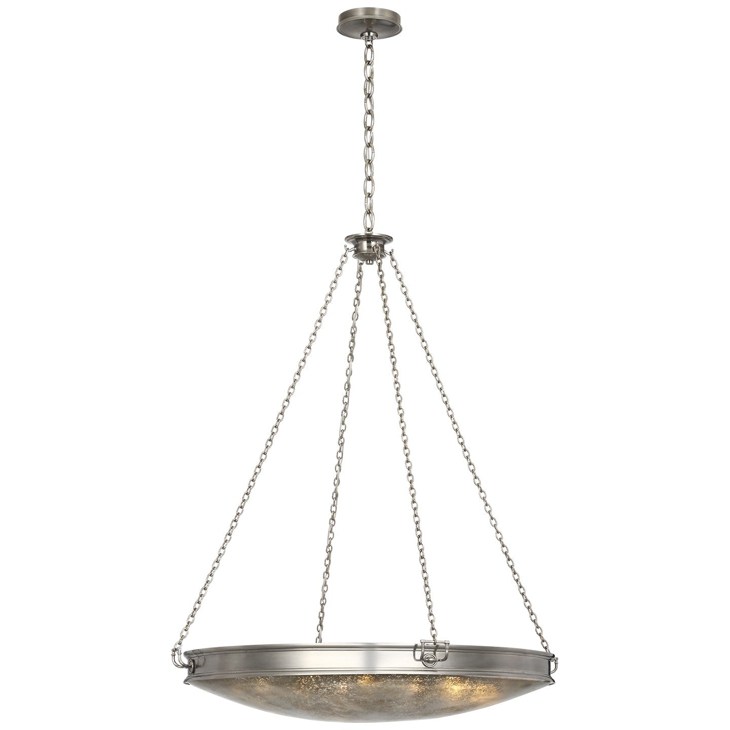 Visual Comfort Signature - MF 5212PWT-MG - LED Chandelier - Quinn - Pewter
