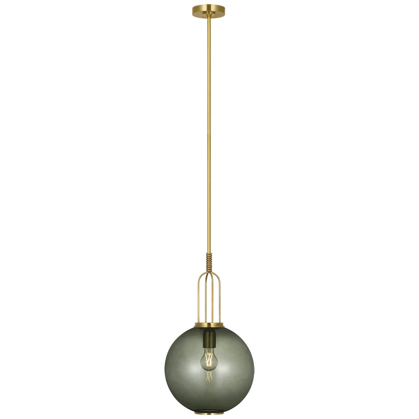 Visual Comfort Signature - MF 5225SB-SMG - LED Pendant - Meir - Soft Brass