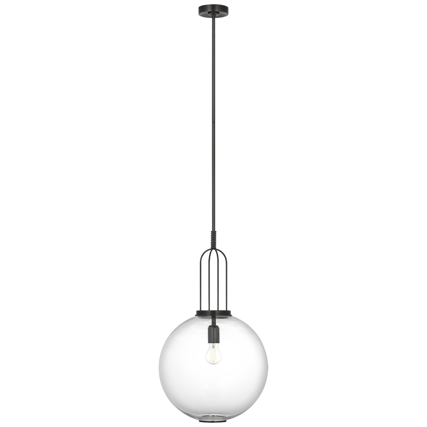 Visual Comfort Signature - MF 5256BZ-CG - LED Pendant - Meir - Bronze