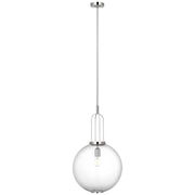 Visual Comfort Signature - MF 5256PN-CG - LED Pendant - Meir - Polished Nickel