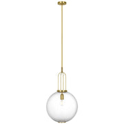 Visual Comfort Signature - MF 5256SB-CG - LED Pendant - Meir - Soft Brass