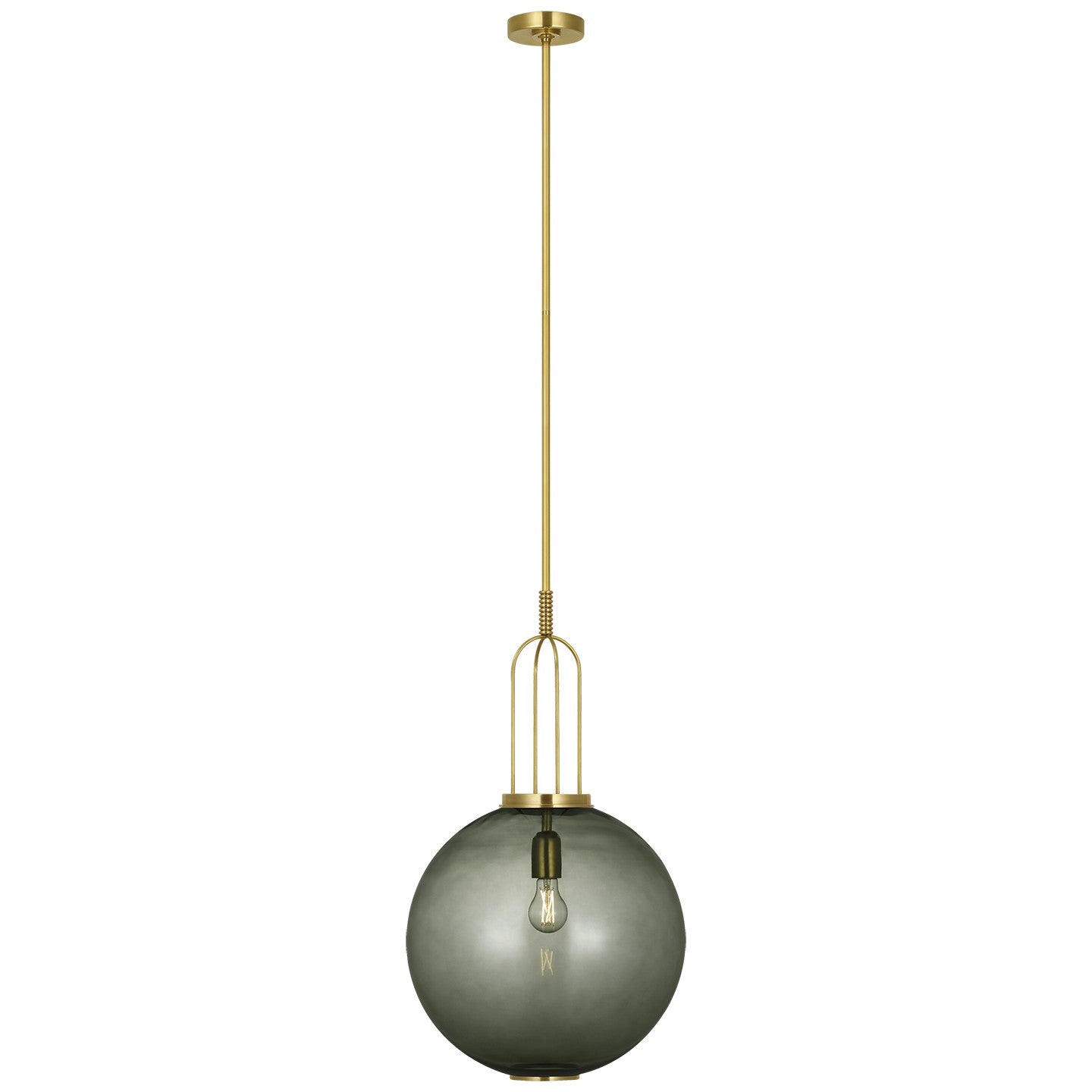 Visual Comfort Signature - MF 5256SB-SMG - LED Pendant - Meir - Soft Brass