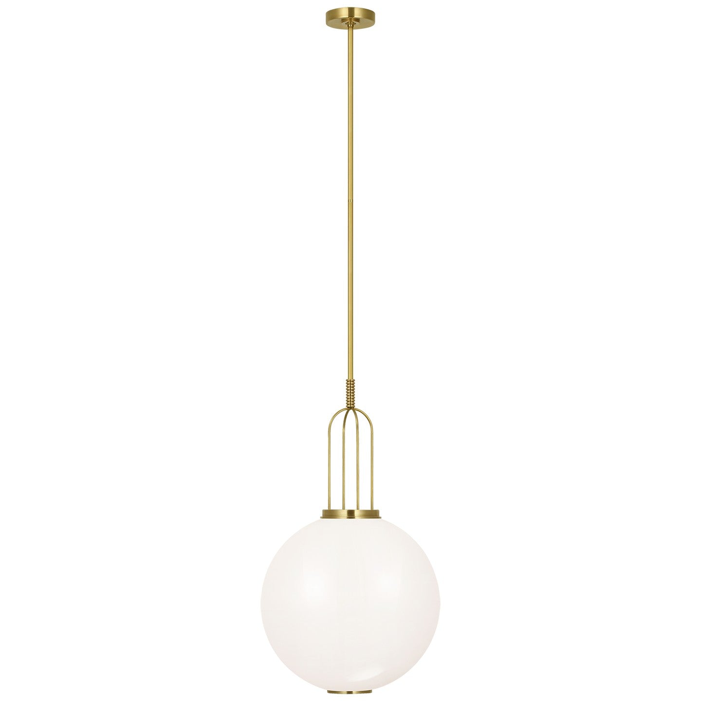 Visual Comfort Signature - MF 5256SB-WG - LED Pendant - Meir - Soft Brass