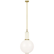 Visual Comfort Signature - MF 5256SB-WG - LED Pendant - Meir - Soft Brass