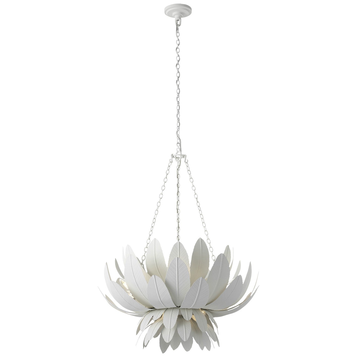 Visual Comfort Signature - MF 5362PW - LED Chandelier - Sinclair - Plaster White