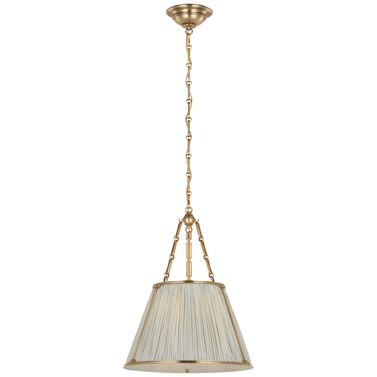 Visual Comfort Signature - SCH 5059HAB-107 - LED Hanging Shade - Allister - Hand-Rubbed Antique Brass