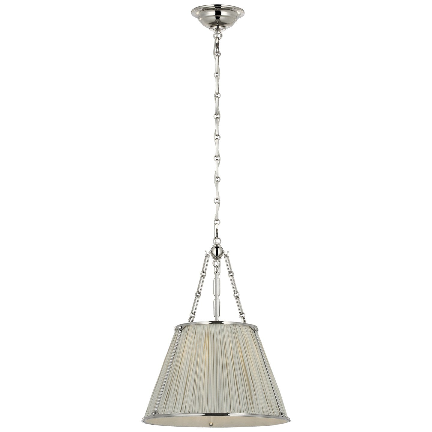 Visual Comfort Signature - SCH 5059PN-107 - LED Hanging Shade - Allister - Polished Nickel