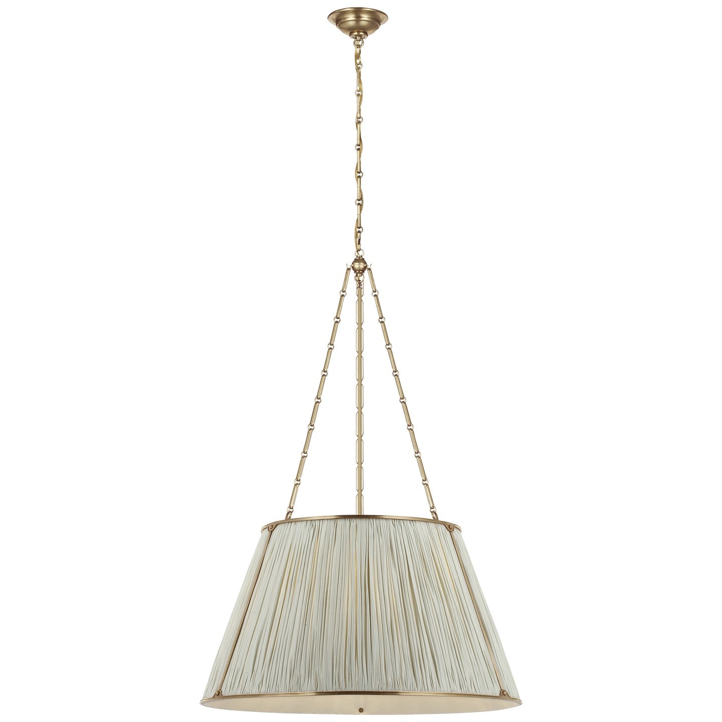 Visual Comfort Signature - SCH 5061HAB-107 - LED Hanging Shade - Allister - Hand-Rubbed Antique Brass