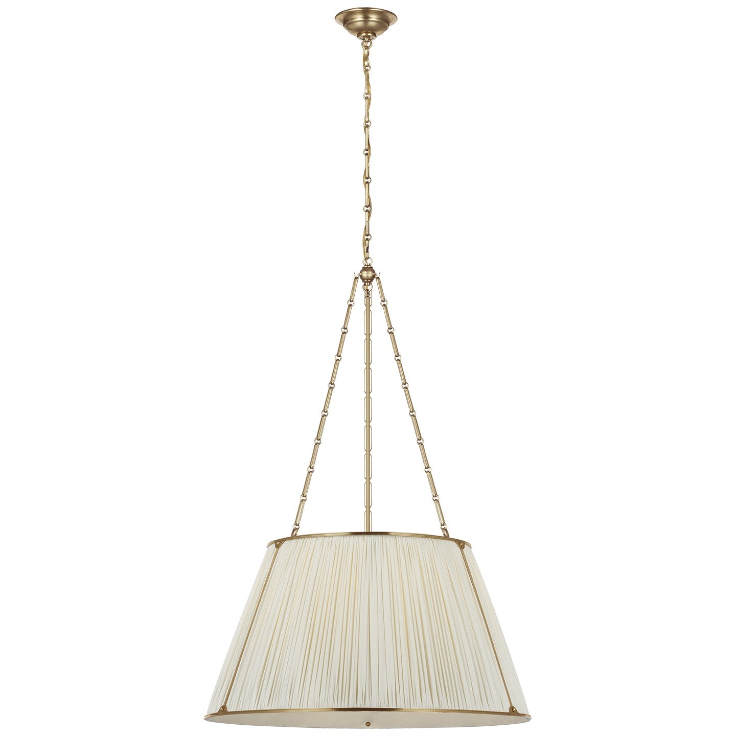 Visual Comfort Signature - SCH 5061HAB-442 - LED Hanging Shade - Allister - Hand-Rubbed Antique Brass
