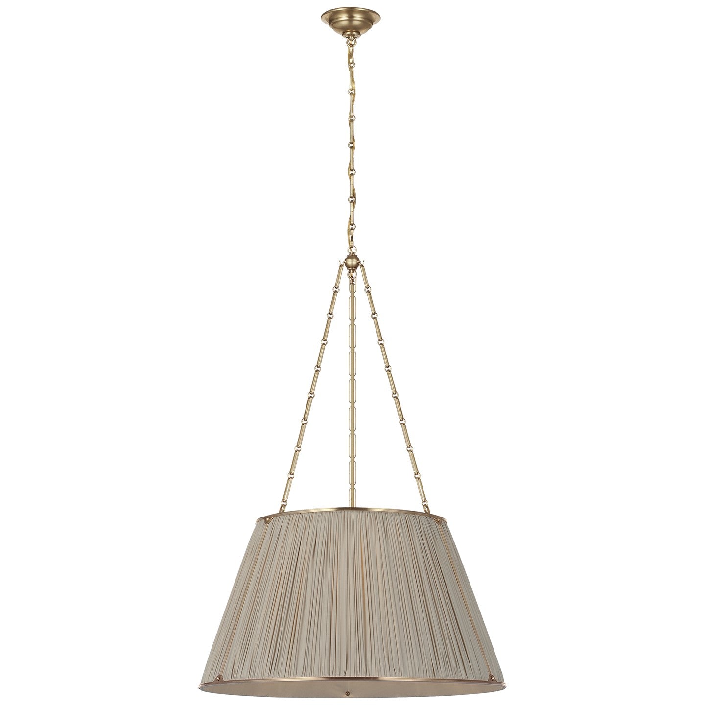 Visual Comfort Signature - SCH 5061HAB-452 - LED Hanging Shade - Allister - Hand-Rubbed Antique Brass
