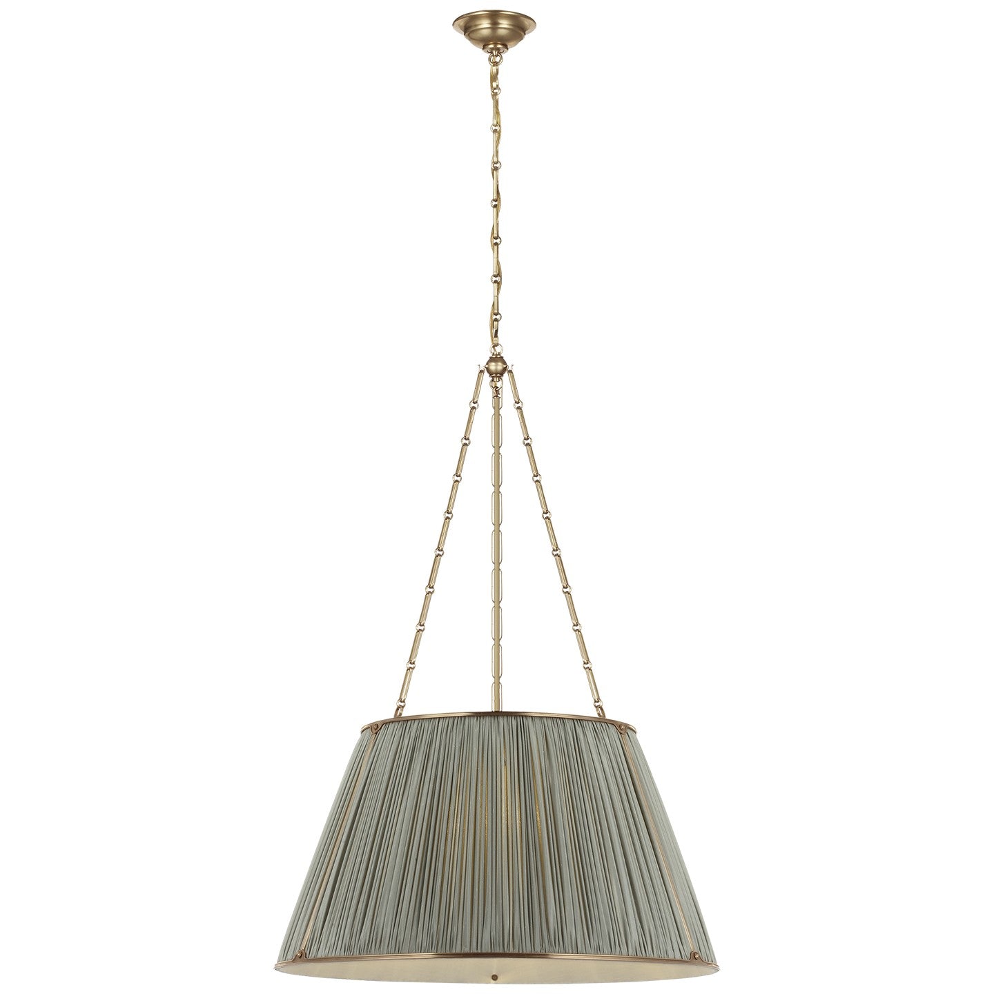 Visual Comfort Signature - SCH 5061HAB-462 - LED Hanging Shade - Allister - Hand-Rubbed Antique Brass