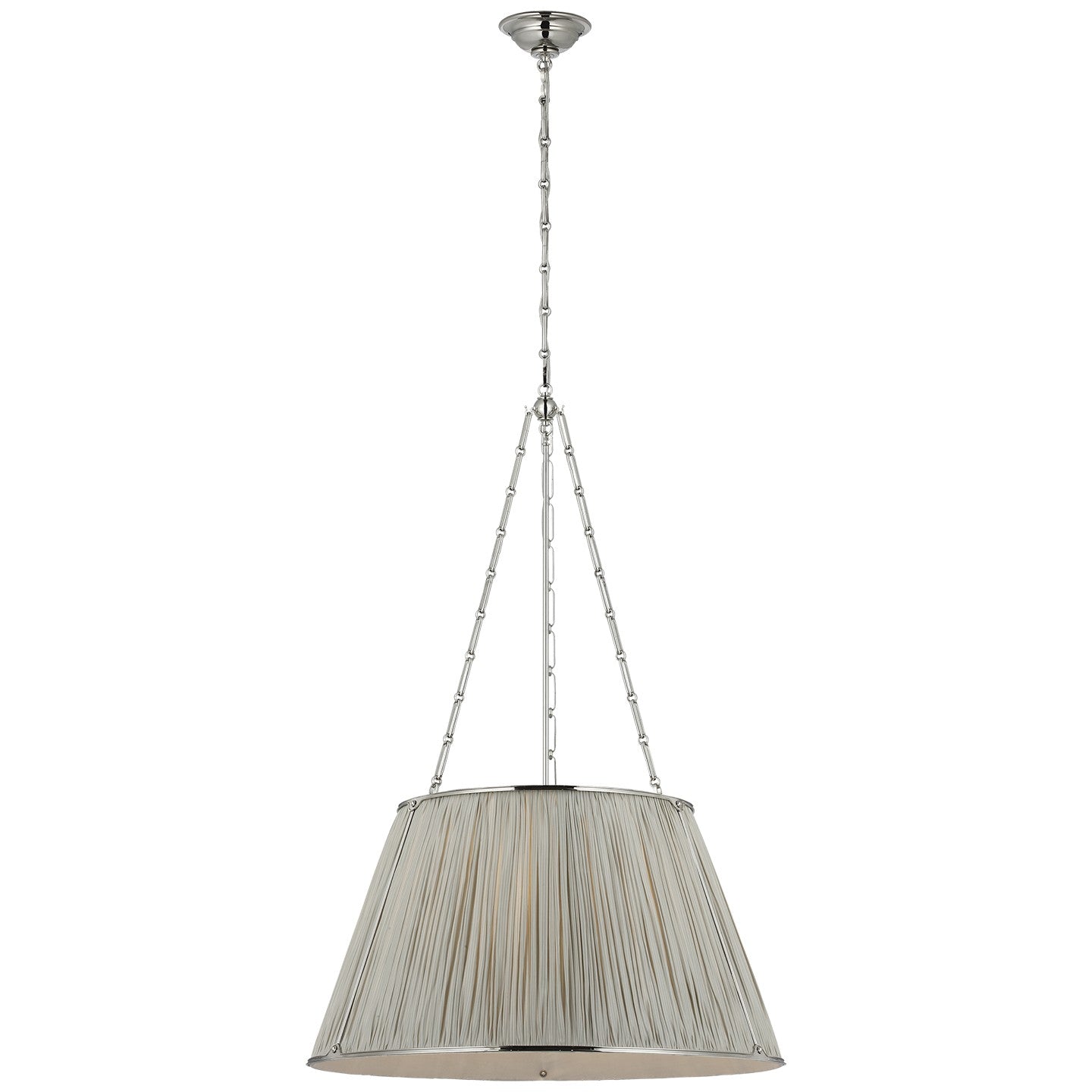 Visual Comfort Signature - SCH 5061PN-107 - LED Hanging Shade - Allister - Polished Nickel