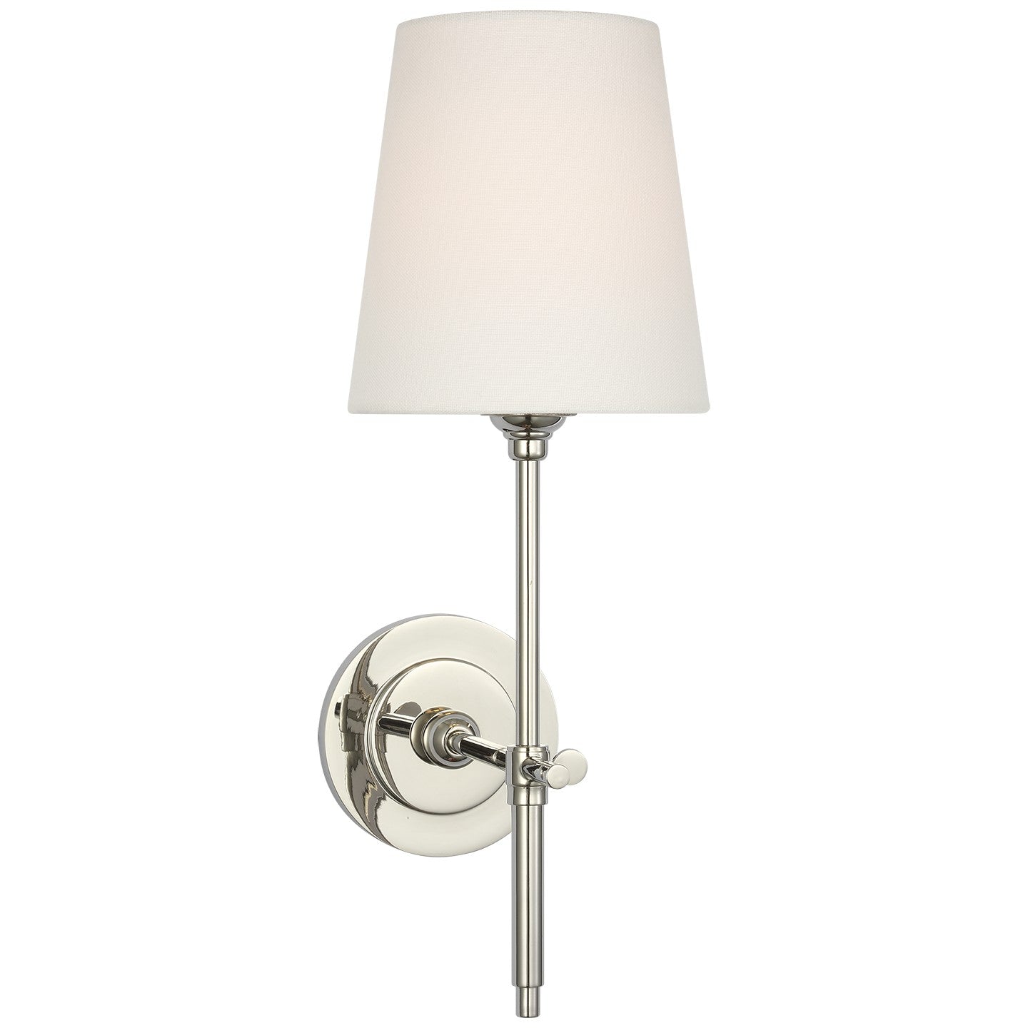 Visual Comfort Signature - TOB 2038PN-L-CL - LED Wall Sconce - Bryant - Polished Nickel