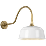 Visual Comfort Signature - TOB 2802HAB/S6-WHT - LED Barn Light - Academy Barn Light - Hand-Rubbed Antique Brass